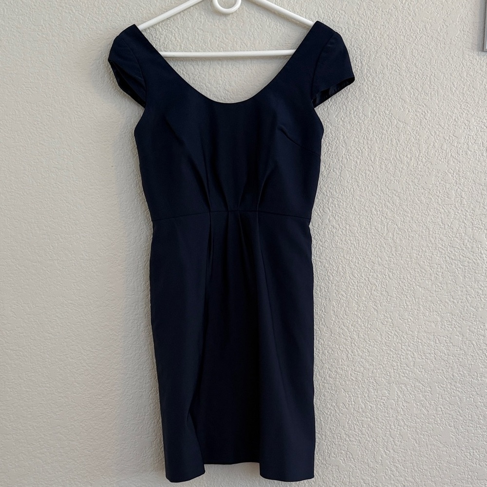 Elegant Navy Blue Dress